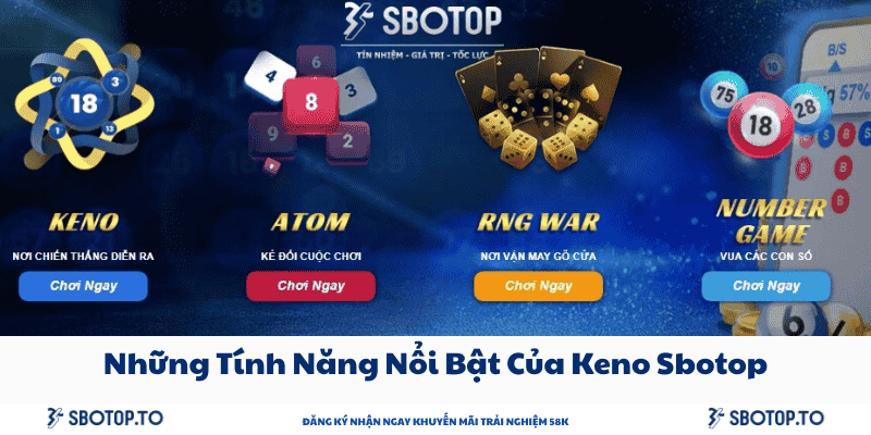 Những Tính Năng Nổi Bật Của Keno Sbotop